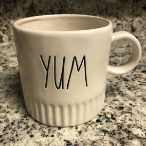 Rae Dunn Artisan Collection by Magenta Coffee Mug "YUM"